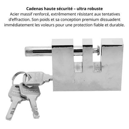 Bloque Pédale Haute Sécurité : L'Immobilisation Mécanique en Acier Inoxydable
