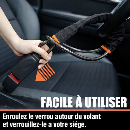 Canne Antivol Voiture : La Protection par Câble Blindé Haute Résistance