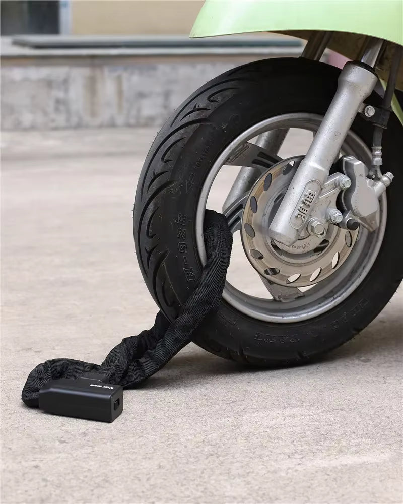 Antivol Câble Moto Flex-Armor : La protection articulée haute résistance.
